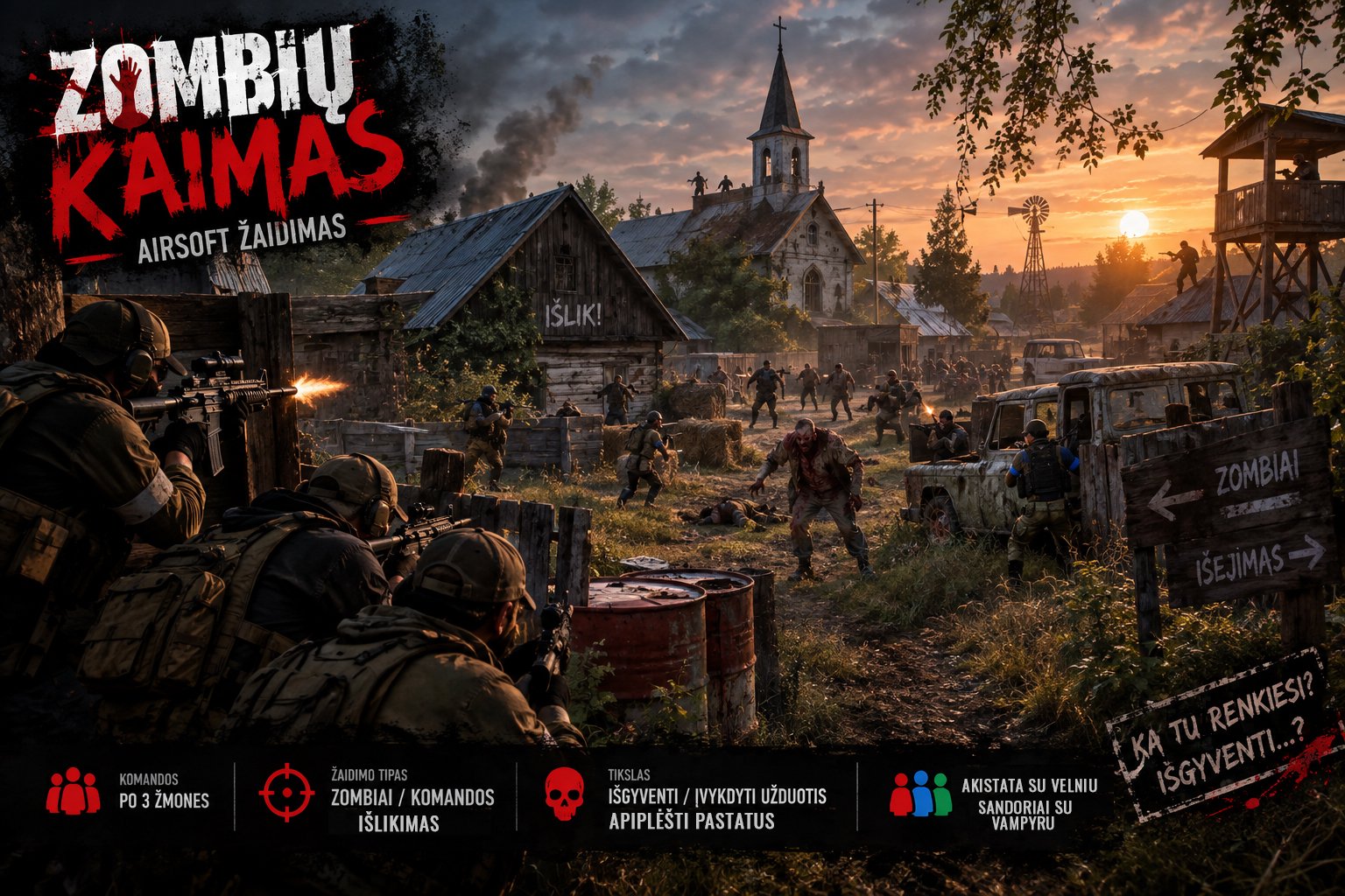 Zombių Kaimas (Zombie Village)